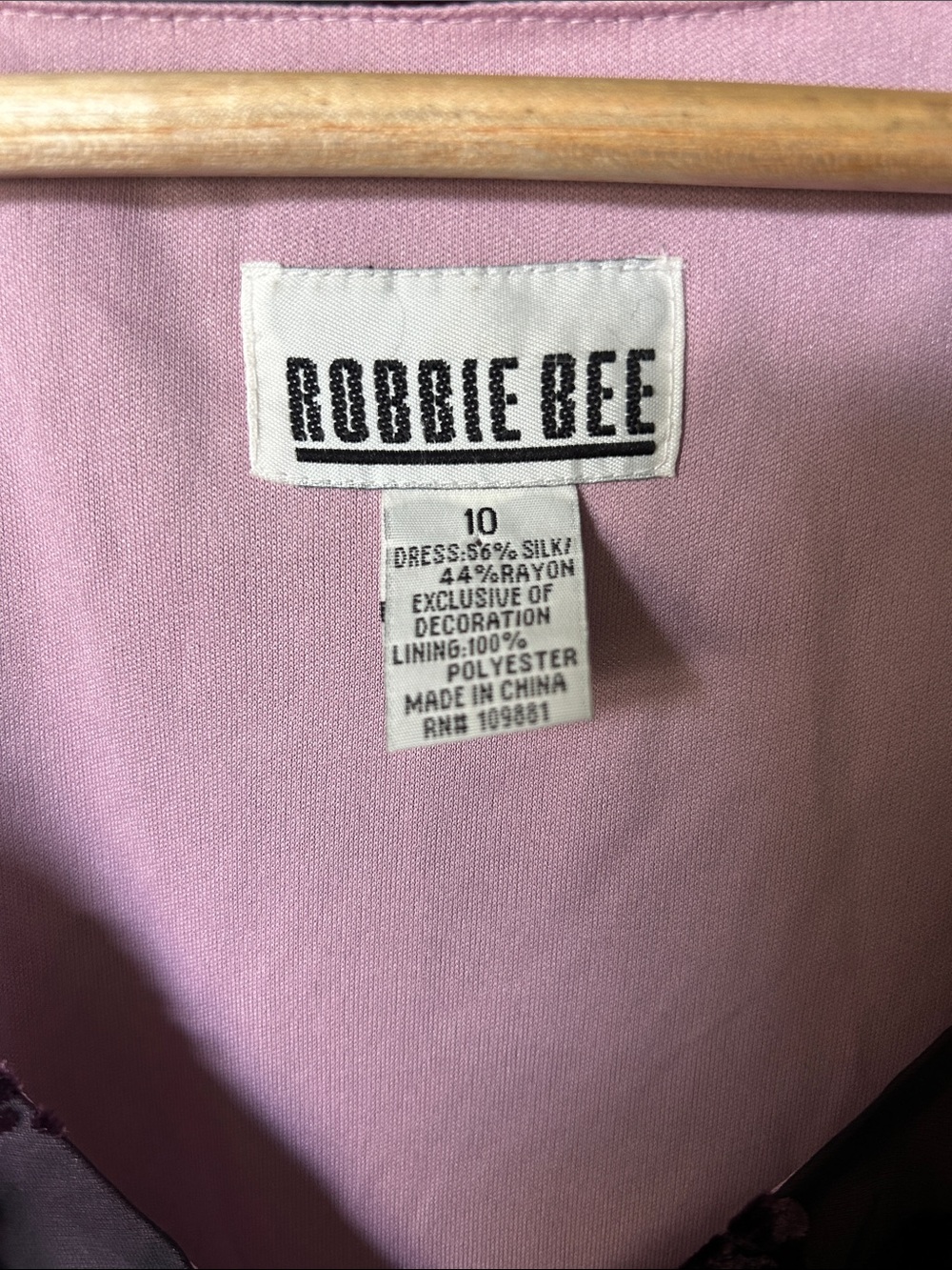 NWT 90s Robbie Bee Floral and Velvet Beaded Vintage Dress - Picture 2 of 10